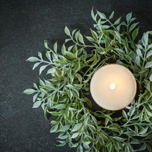 Load image into Gallery viewer, Soft Green Tea Leaves Candle Ring