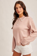 Load image into Gallery viewer, Pink June Embroidered Sweater