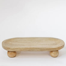 Load image into Gallery viewer, Wooden Ball Feet Tray