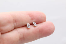 Load image into Gallery viewer, Micro Rectangle CZ Studs
