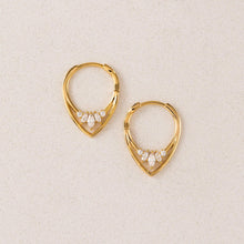 Load image into Gallery viewer, Aria Hoop Earrings Clear