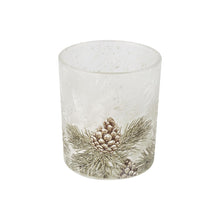 Load image into Gallery viewer, Pinecone Frosted Votive