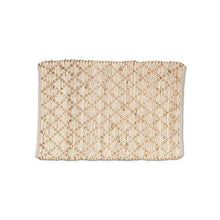 Load image into Gallery viewer, Diamond Weave Mat Ivory/Natural