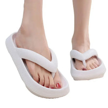 Load image into Gallery viewer, White Flip Flops