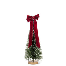 Load image into Gallery viewer, Red Velvet Bow Glitter Tree