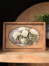Load image into Gallery viewer, Muted Peony Boxed Framed Canvas Art