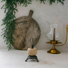 Load image into Gallery viewer, Cast Iron Scissors &amp; Yarn Holder