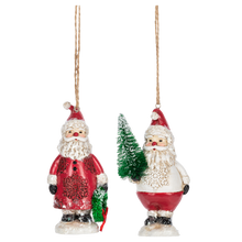 Load image into Gallery viewer, Frosty Santa Ornaments
