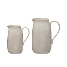 Load image into Gallery viewer, Reactive Glaze Stoneware Pitcher