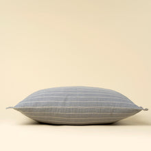 Load image into Gallery viewer, Handloom Stripe Pillow Slate