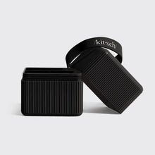 Load image into Gallery viewer, Black 2-Compartment Travel Case