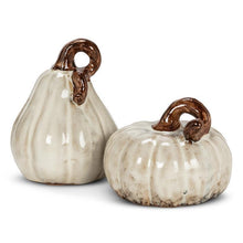 Load image into Gallery viewer, White Ceramic Gourd