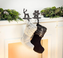 Load image into Gallery viewer, Iron Snowflake Stocking Holder
