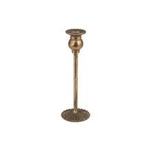 Load image into Gallery viewer, Antique Gold Look Taper Candle Holder