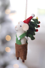 Load image into Gallery viewer, Tree Toting Holiday Mouse