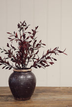 Load image into Gallery viewer, Plum Willow Leaf Spray