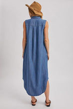 Load image into Gallery viewer, Sheila Sleeveless Denim Dress