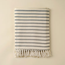 Load image into Gallery viewer, Blue Castaway Cotton Throw
