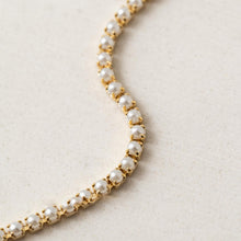 Load image into Gallery viewer, Pearl Tennis Necklace