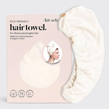 Load image into Gallery viewer, Ivory Quick Dry Hair Towel
