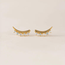 Load image into Gallery viewer, Dewdrop Climber Earrings