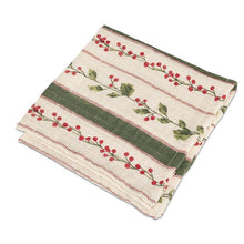 Load image into Gallery viewer, Hollyberry Stripes Napkin