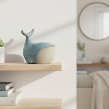 Load image into Gallery viewer, Chubby Blue Whale Figurine