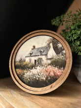 Load image into Gallery viewer, Round Spring Cottage Painting Art