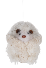 Load image into Gallery viewer, Snowy Hedgehog Ornament