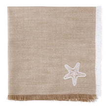 Load image into Gallery viewer, Embroidered Starfish Napkins