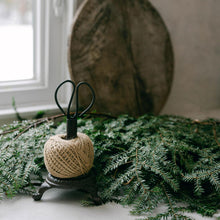 Load image into Gallery viewer, Cast Iron Scissors &amp; Yarn Holder