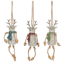 Load image into Gallery viewer, Dangle Leg Deer Ornament