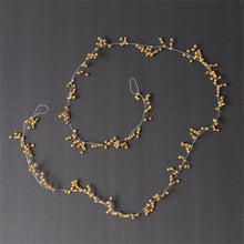 Load image into Gallery viewer, Tiny Gold Bell Garland