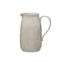 Load image into Gallery viewer, Reactive Glaze Stoneware Pitcher