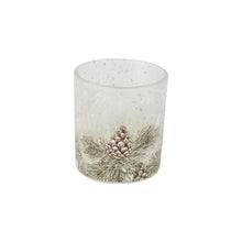 Load image into Gallery viewer, Pinecone Frosted Votive