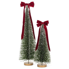 Load image into Gallery viewer, Red Velvet Bow Glitter Tree