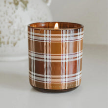 Load image into Gallery viewer, Pumpkin Spice Plaid Boxed Candle