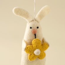 Load image into Gallery viewer, Yellow Blossom Bunny Ornament