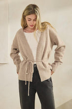 Load image into Gallery viewer, Margot Soft Knit Tie Waist Cardigan