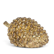 Load image into Gallery viewer, Gold Pinecone Figurine