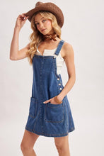 Load image into Gallery viewer, Posie Denim Overalls Dress
