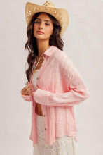 Load image into Gallery viewer, Pink Jonie Loose Fitting Shirt