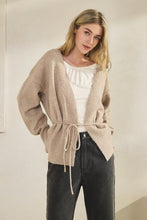 Load image into Gallery viewer, Margot Soft Knit Tie Waist Cardigan