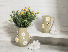 Load image into Gallery viewer, Jug with Daisies &amp; Bees