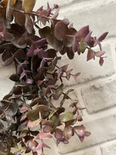 Load image into Gallery viewer, Burgundy Eucalyptus Candle Ring