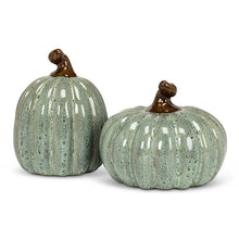 Load image into Gallery viewer, Sage Ceramic Pumpkins