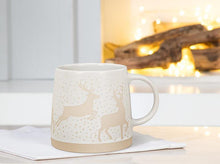Load image into Gallery viewer, Reindeer Wide Base Mug