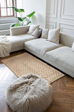 Load image into Gallery viewer, Diamond Weave Mat Ivory/Natural