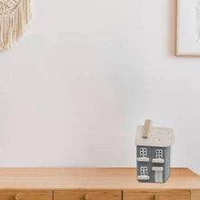 Load image into Gallery viewer, Single Blue House Wood Decor