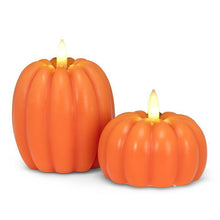 Load image into Gallery viewer, Orange Pumpkin LED Candle
